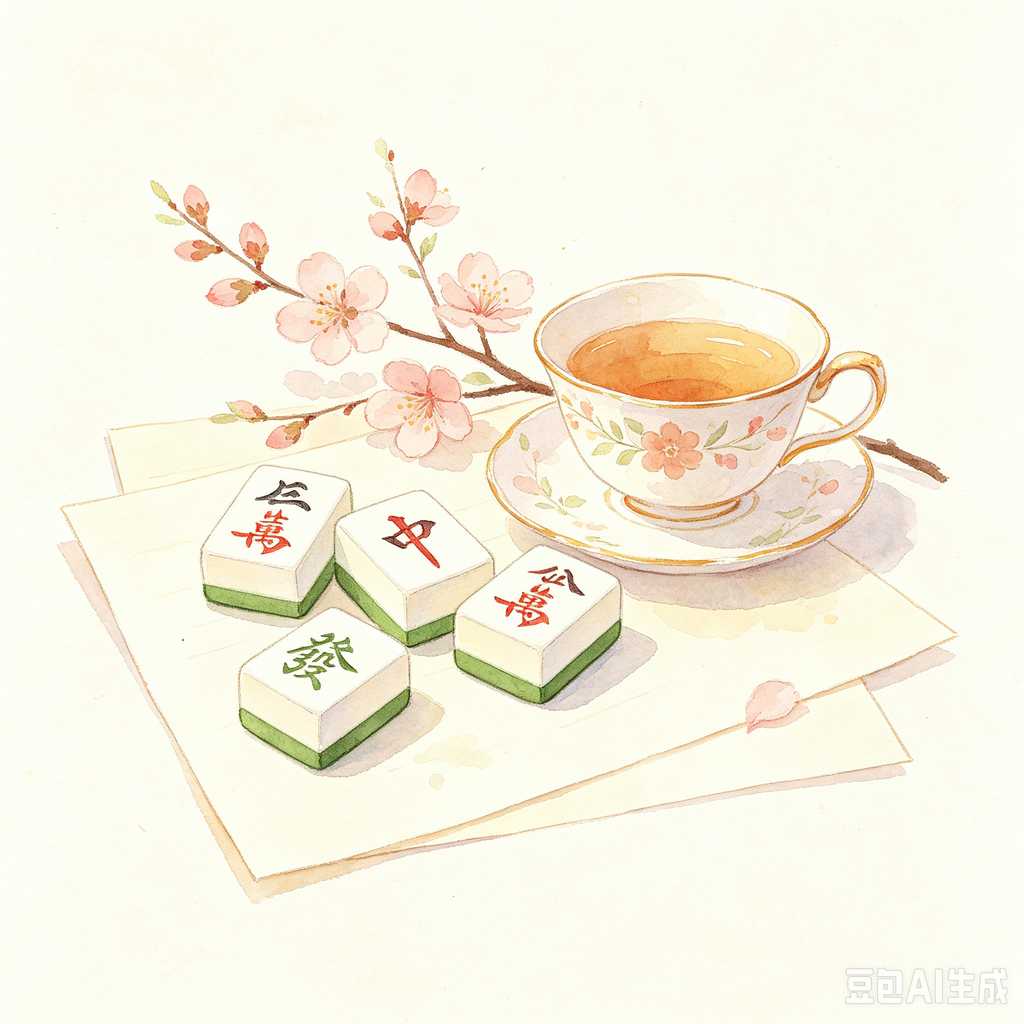 multi color mahjong set custom